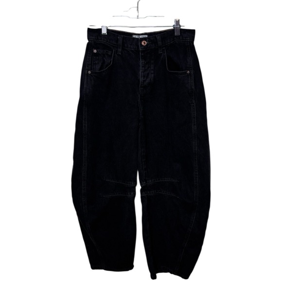 We The Free Good Luck Mid-Rise Barrel Jeans Size 25 - Picture 3 of 7
